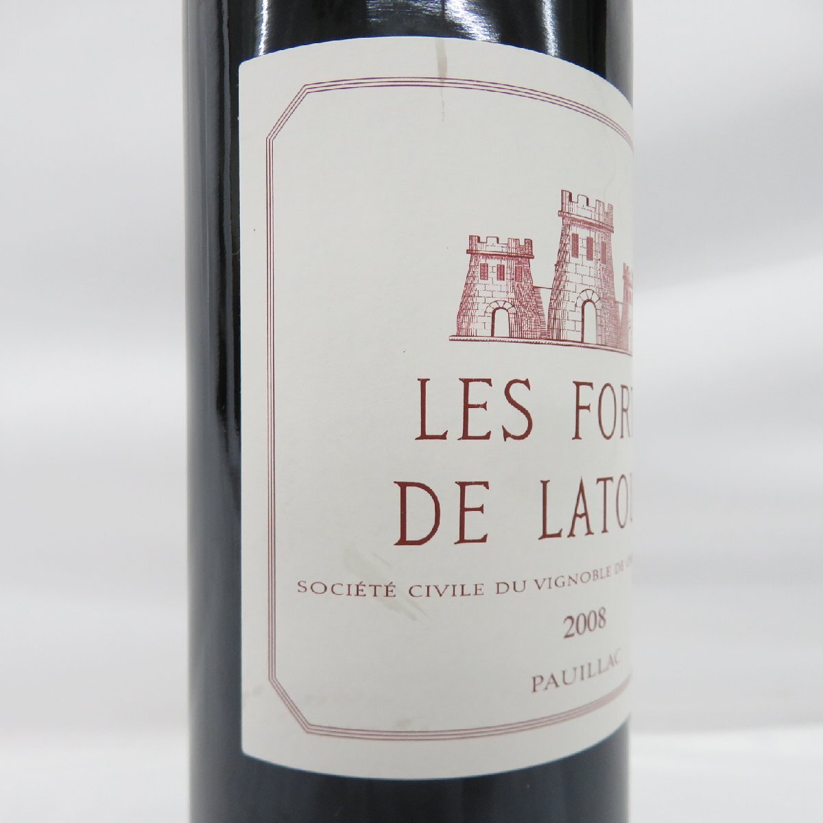 【未開栓】LES FORTS DE LATOUR レ・フォール・ド・ラトゥール 2008 赤 ワイン 750ml 13.5% 11556451 0420の画像3