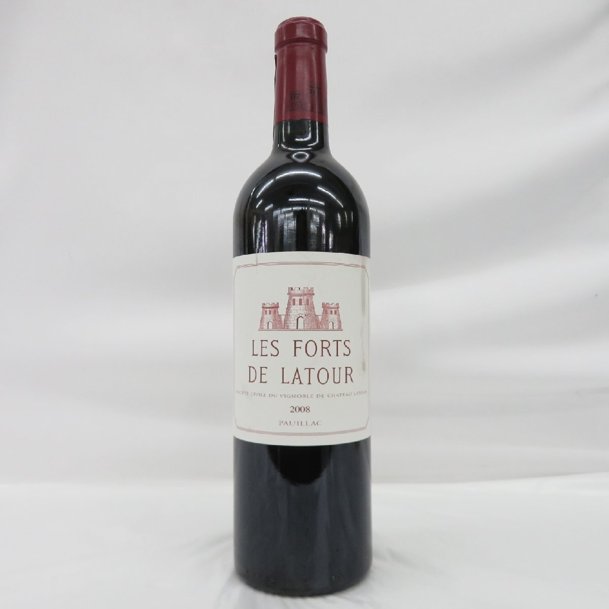 【未開栓】LES FORTS DE LATOUR レ・フォール・ド・ラトゥール 2008 赤 ワイン 750ml 13.5% 11556451 0420の画像1