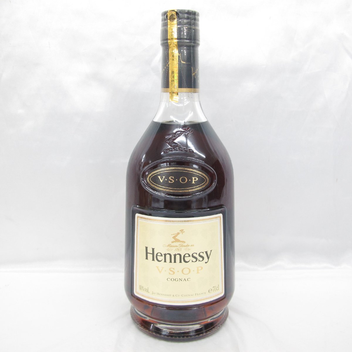 1円～【未開栓】Hennessy ヘネシー VSOP ミニボトル付き ブランデー 700/50ml 40% 箱あり 11536412 0421の画像2