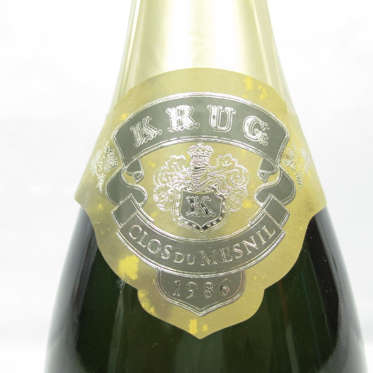【未開栓】KRUG Clos du Mesnil クリュッグ クロ・デュ・メニル ブラン・ド・ブラン 1986 シャンパン 750ml 12% 11556759 0422の画像6