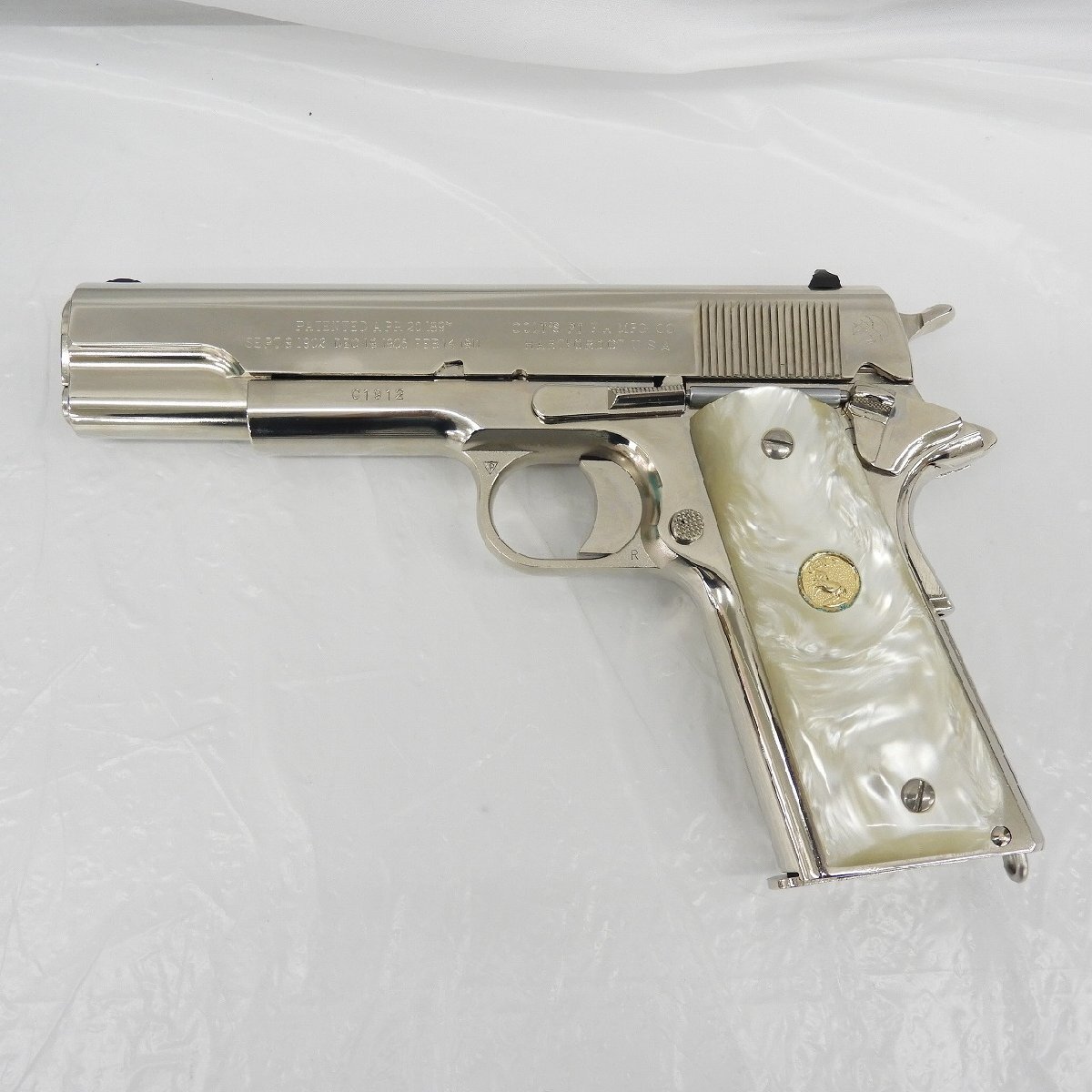 【中古品】MGC GMカスタムシリーズ モデルガン コルト GM45M1911 シルバーモデル 11541455 0422_画像2