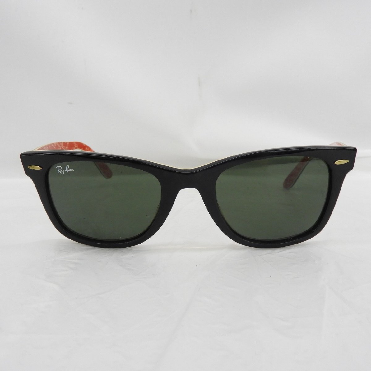 1円～【中古品】Ray-Ban レイバン サングラス ウェイファーラー WayFarer RB2140-F 1016 52□22 3N 715103018 0422の画像2