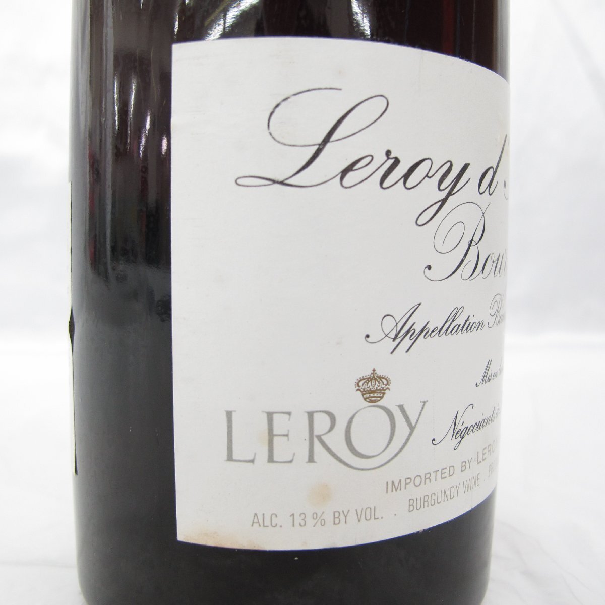 【未開栓】LEROY ルロワ・ドーヴネ ブルゴーニュ ルージュ 1985 赤 ワイン 750ml 13％ 11538270 0406の画像8