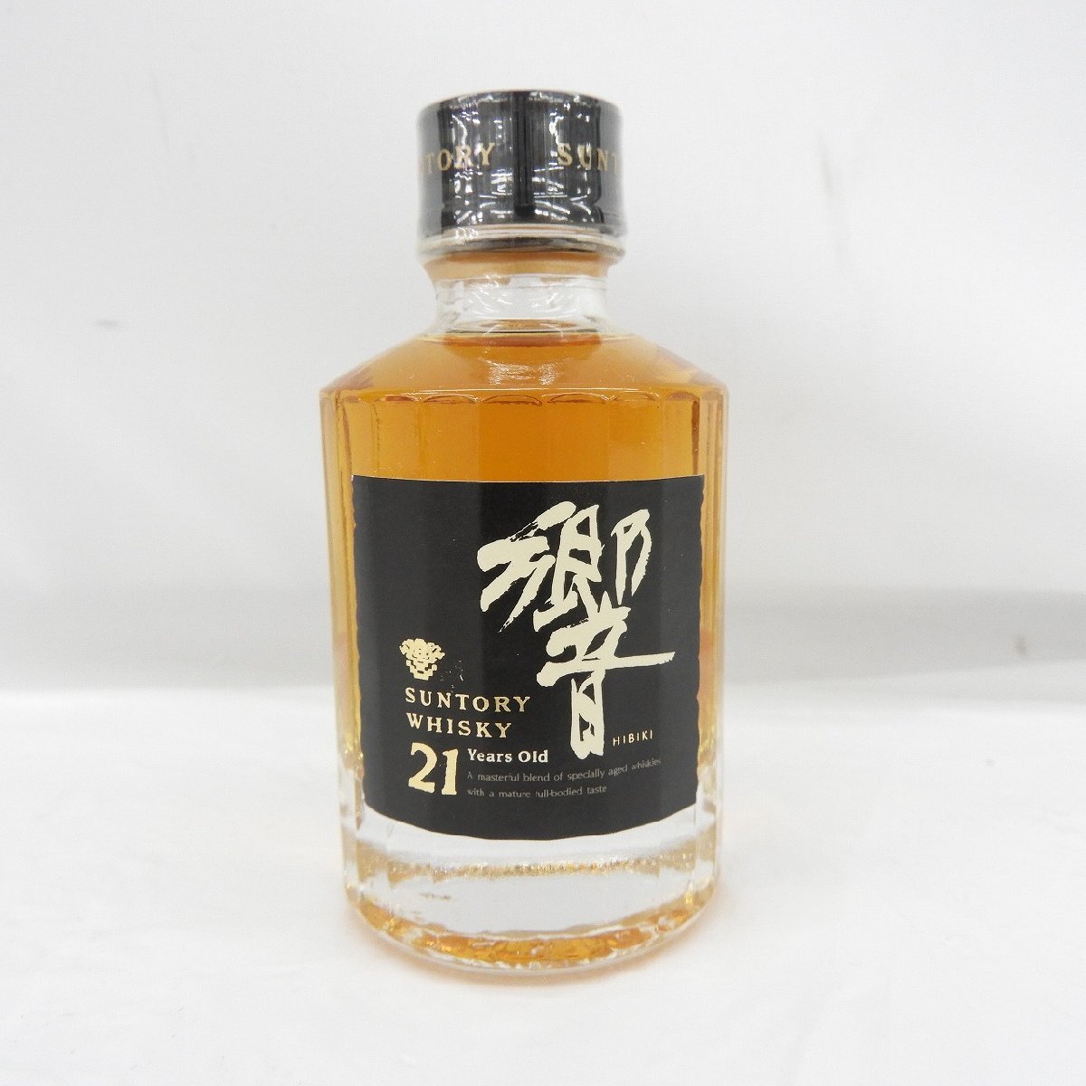 【未開栓】SUNTORY サントリー 響 HIBIKI 21年 ミニボトル 黒キャップ ウイスキー 50ml 43% 11559066 0423の画像1