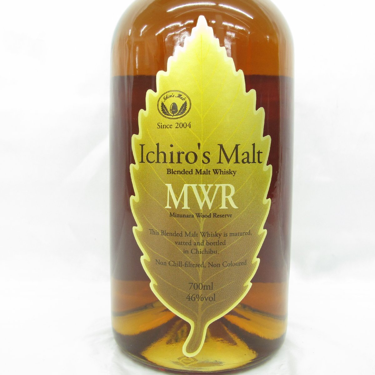 【未開栓】Ichiro's Malt イチローズモルト MWR ミズナラウッドリザーブ ウイスキー 700ml 46% 11556067 0424の画像2