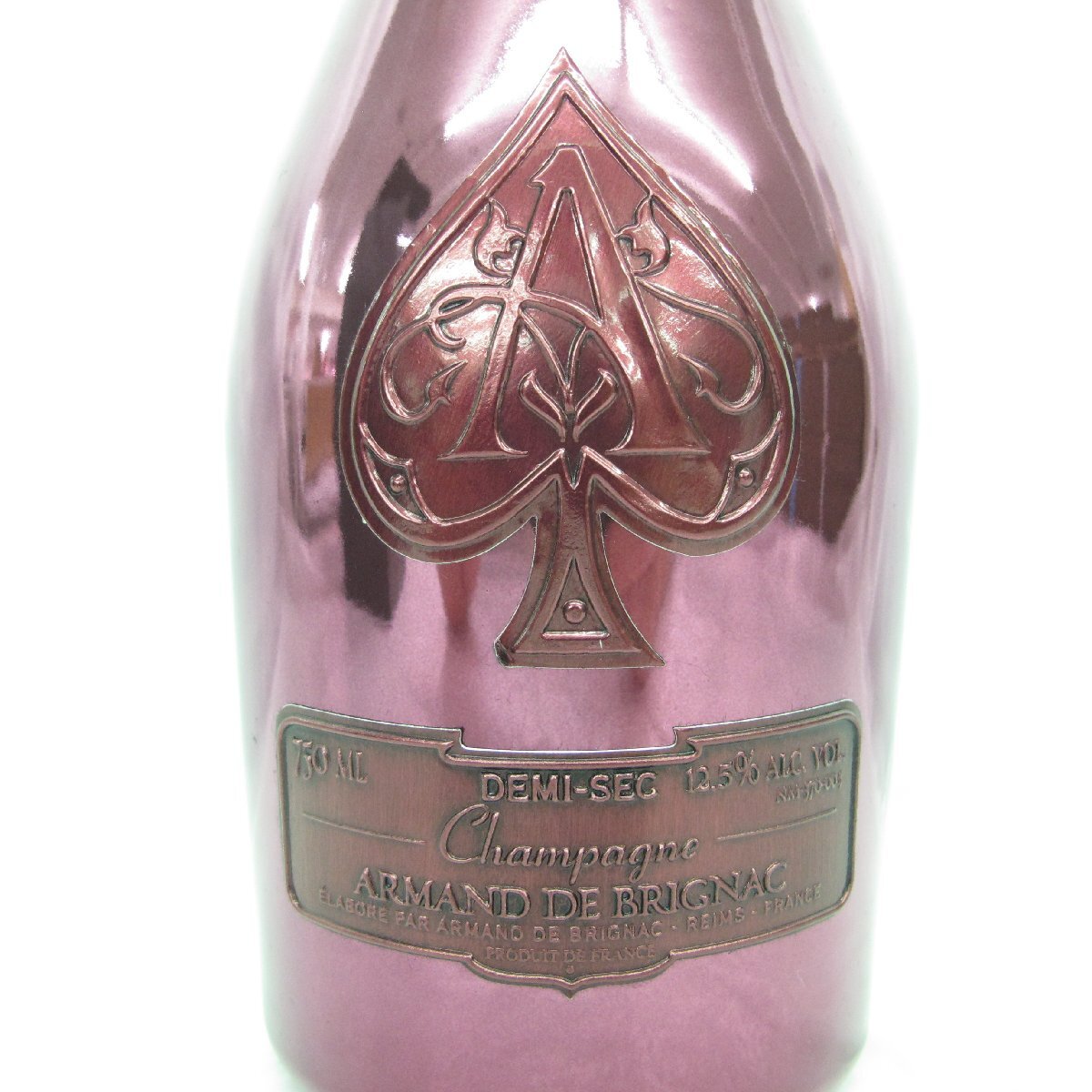 【未開栓】ARMAND DE BRIGNAC アルマン・ド・ブリニャック ドゥミセック シャンパン 750ml 12.5% ケース/袋付き 11556862 0424_画像3