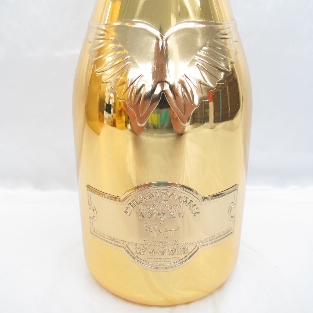 【未開栓】ANGEL エンジェル ヴィンテージ 2007 ゴールド シャンパン 750ml 12.5% ケース付 11559526 0425の画像3