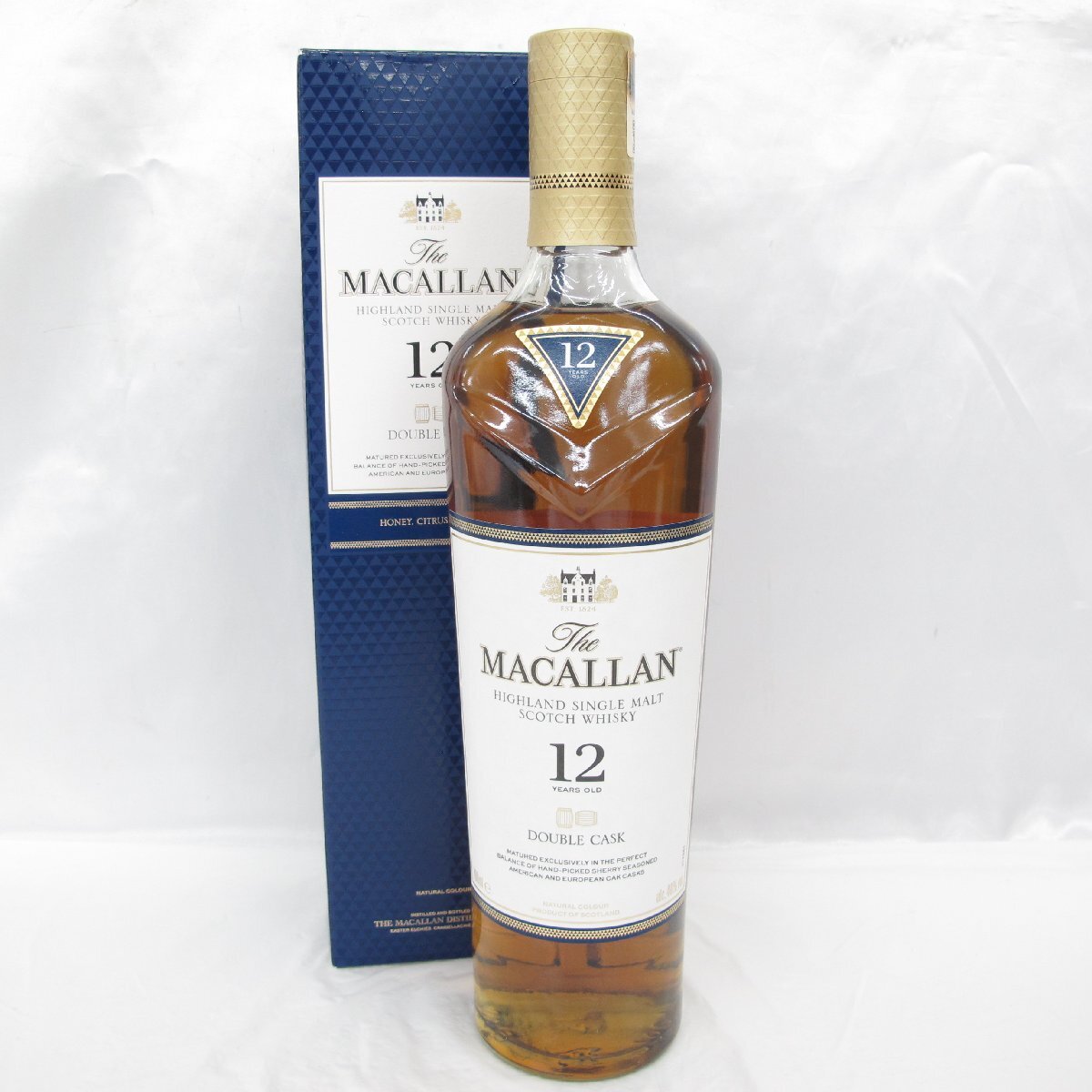 【未開栓】The MACALLAN ザ・マッカラン 12年 ダブルカスク ウイスキー 700ml 40% 箱付 11560341 0425の画像1