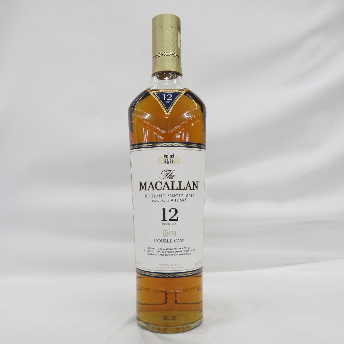 【未開栓】The MACALLAN ザ・マッカラン 12年 ダブルカスク ウイスキー 700ml 40% 箱付 11560648 0426の画像2