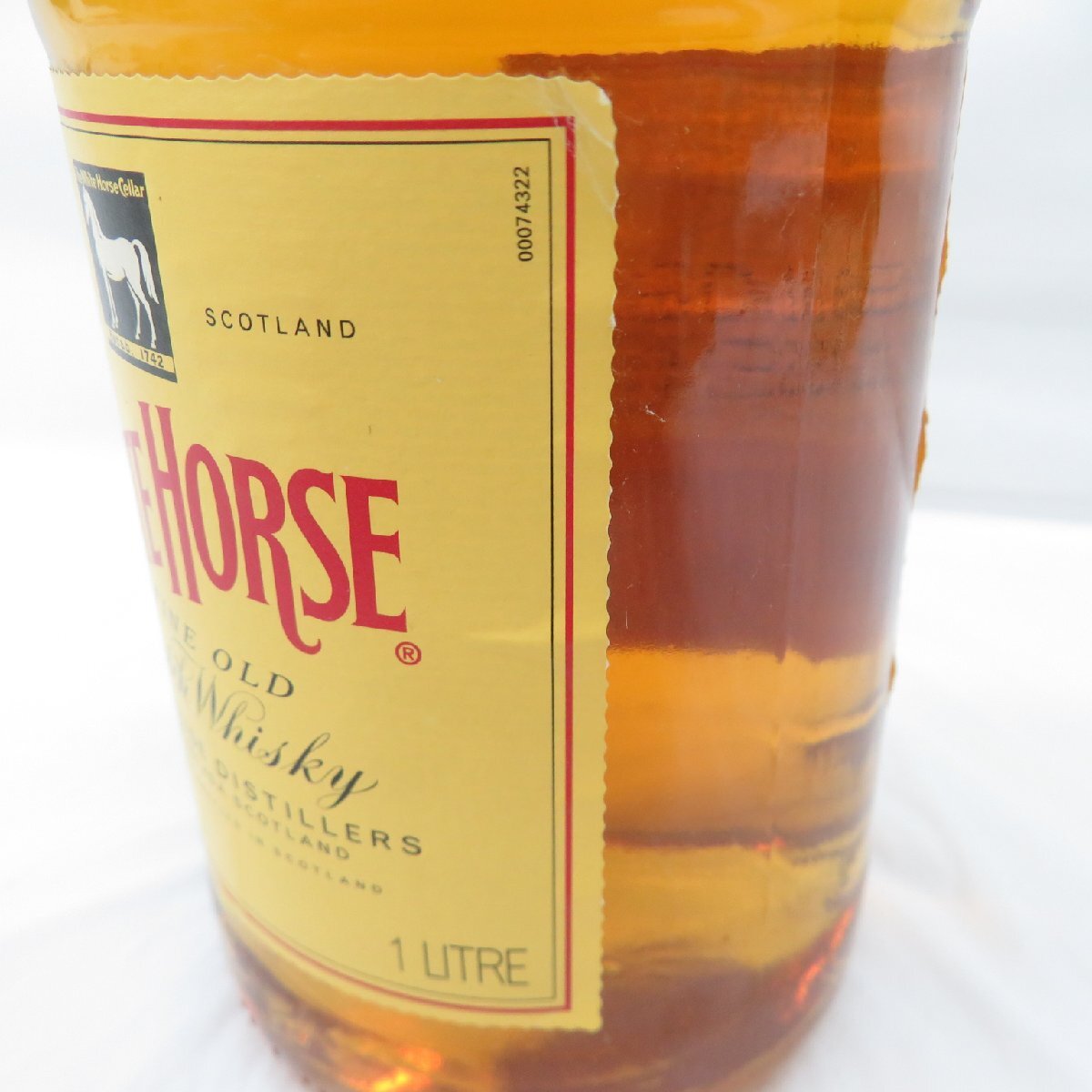 1円～【未開栓】WHITE HORSE ホワイトホース ファインオールド ウイスキー 1000ml 40% 11559274 0427の画像5