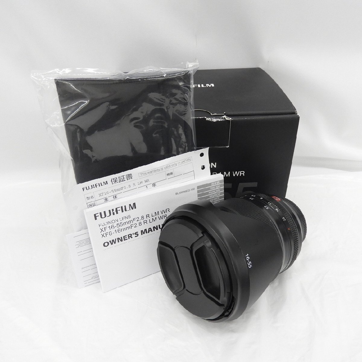 【中古品】FUJIFILM 富士フイルム カメラレンズ フジノンレンズ XF 16-55mm F2.8 R LM WR 11559410 0427の画像1