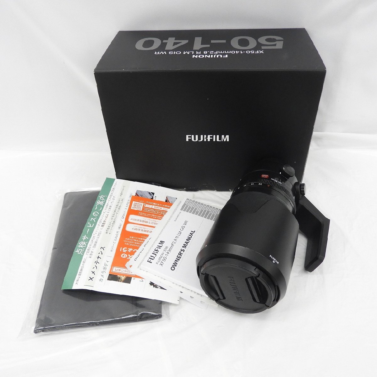 【中古品】FUJIFILM 富士フイルム カメラレンズ フジノンレンズ XF50-140mm F2.8 R LM OIS WR 11559411 0428の画像1
