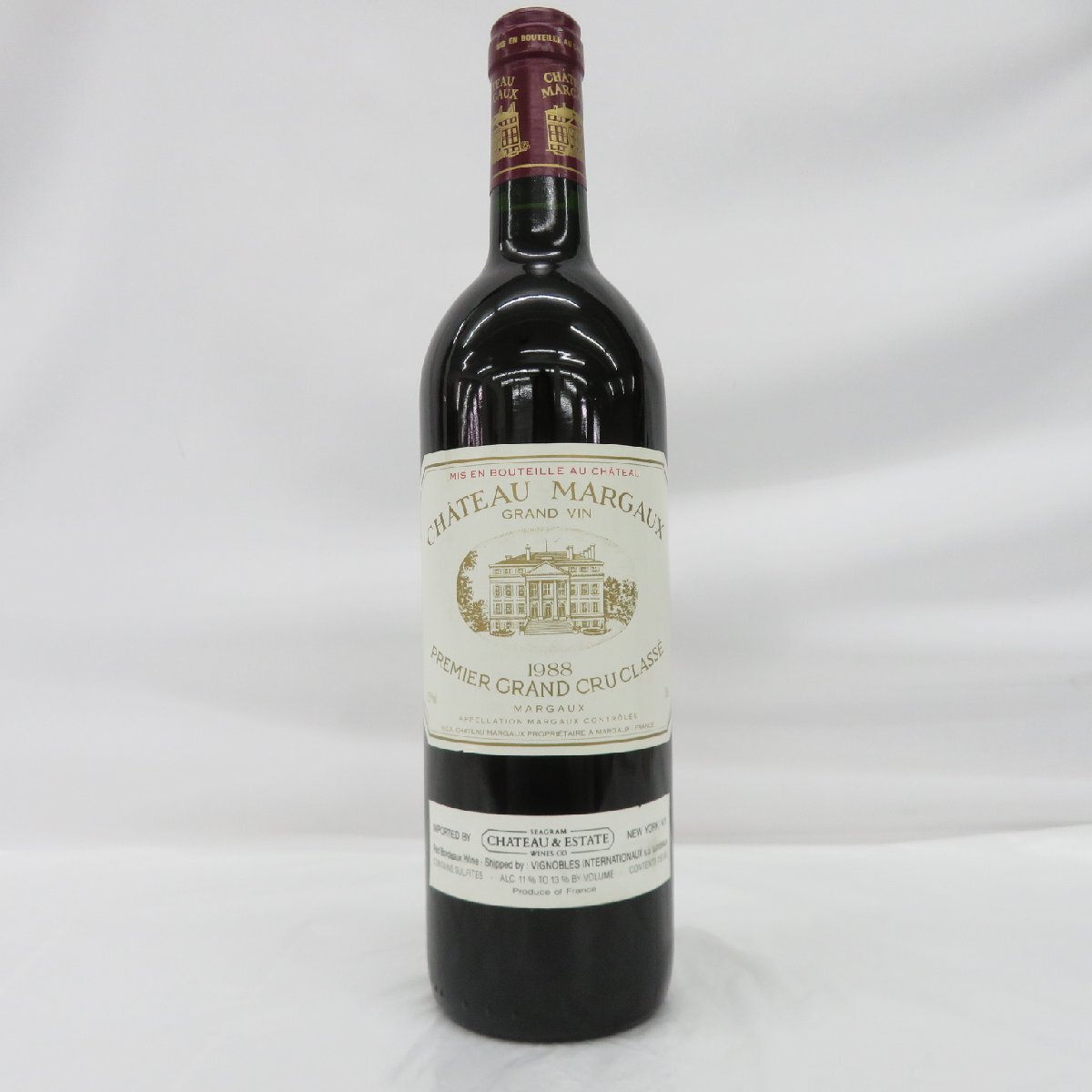 【未開栓】CHATEAU MARGAUX シャトー・マルゴー 1988 赤 ワイン 750ml 12.5% 11559440 0427の画像1