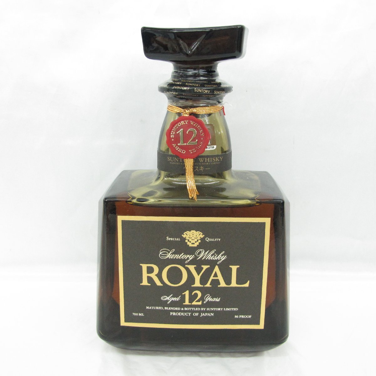 1円～【未開栓】SUNTORY サントリー ROYAL ローヤル 12年 ウイスキー 700ml 43% ※液漏れあり 11546492 0427の画像1