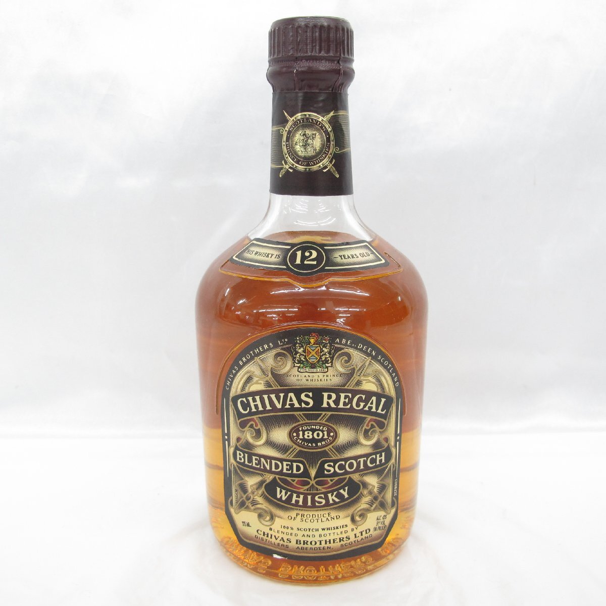 1円～【未開栓】CHIVAS REGAL シーバスリーガル 12年 ハーフボトル ウイスキー 375ml 43％ 11546495 0427の画像1