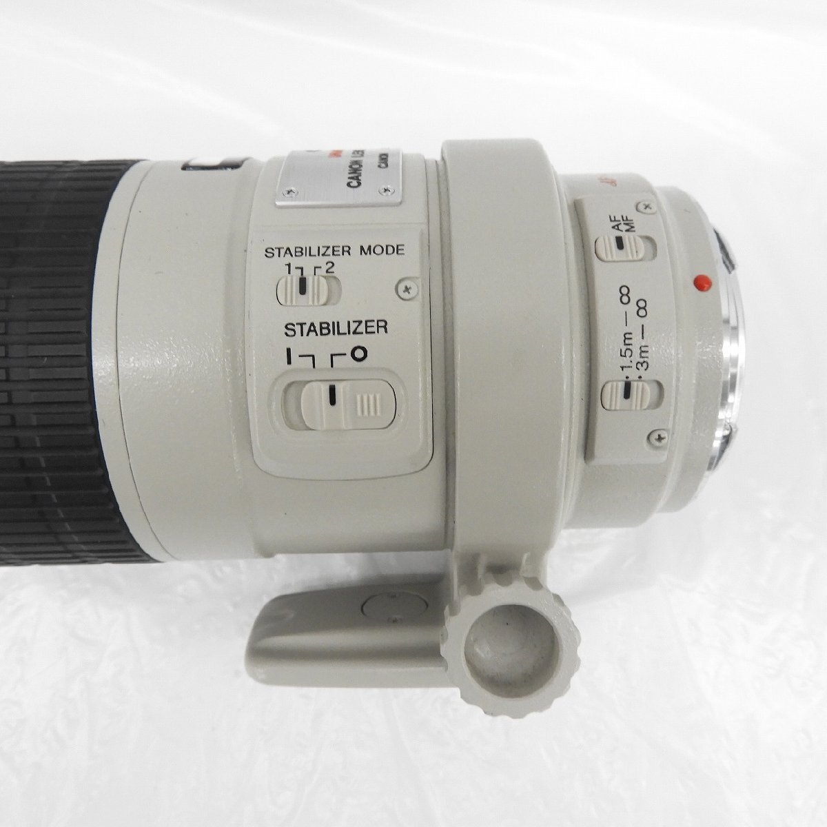 1円～【ジャンク品】Canon キャノン カメラレンズ 単焦点レンズ EF 300ｍｍ 1:4 L IS Macro 1.5ｍ/4.9ft ※使用時エラー表示 11546970 0429_画像5