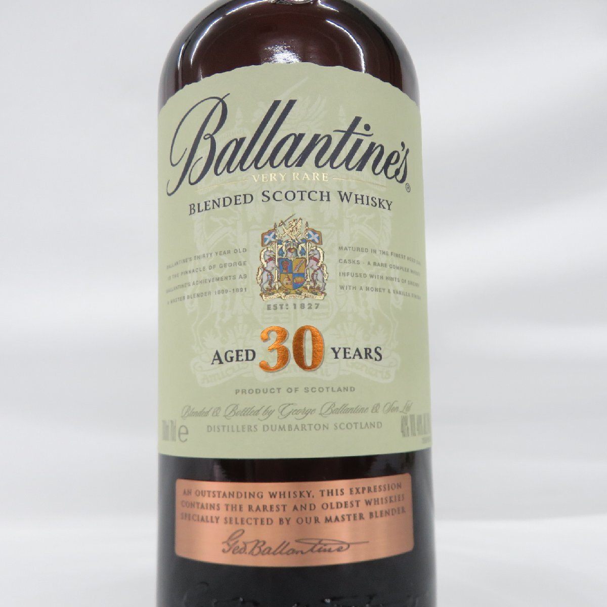 【未開栓】Ballantine's バランタイン 30年 ベリーレア ウイスキー 700ml 40％ 11558763 0429_画像2