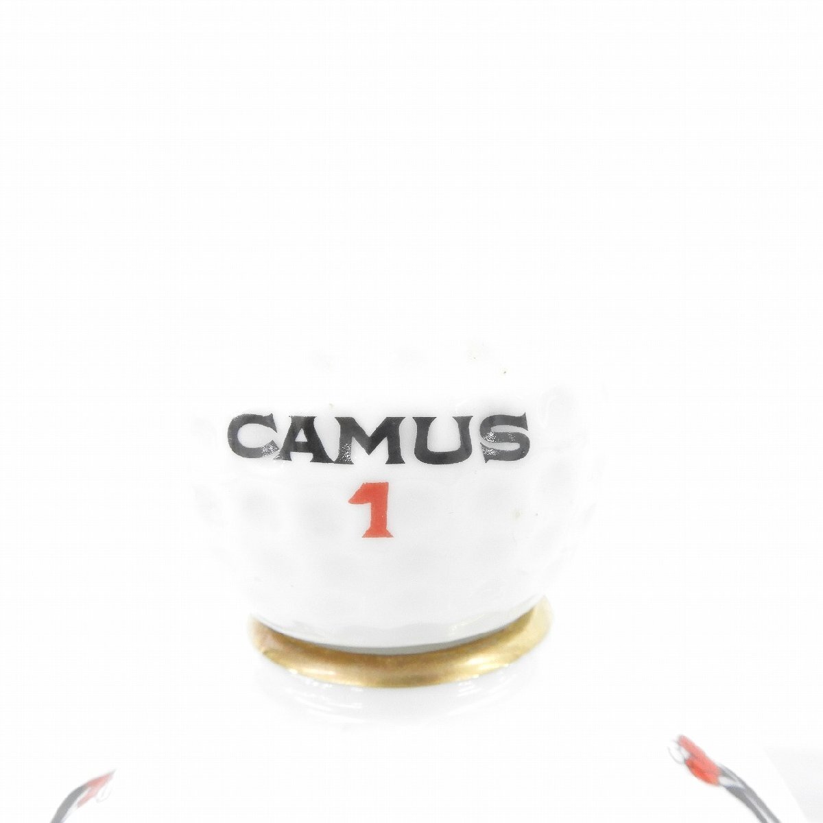 【未開栓】CAMUS カミュ ナポレオン ゴルフボール型 陶器ボトル ブランデー 700ml 40％ 1212g 11522225 0429の画像3