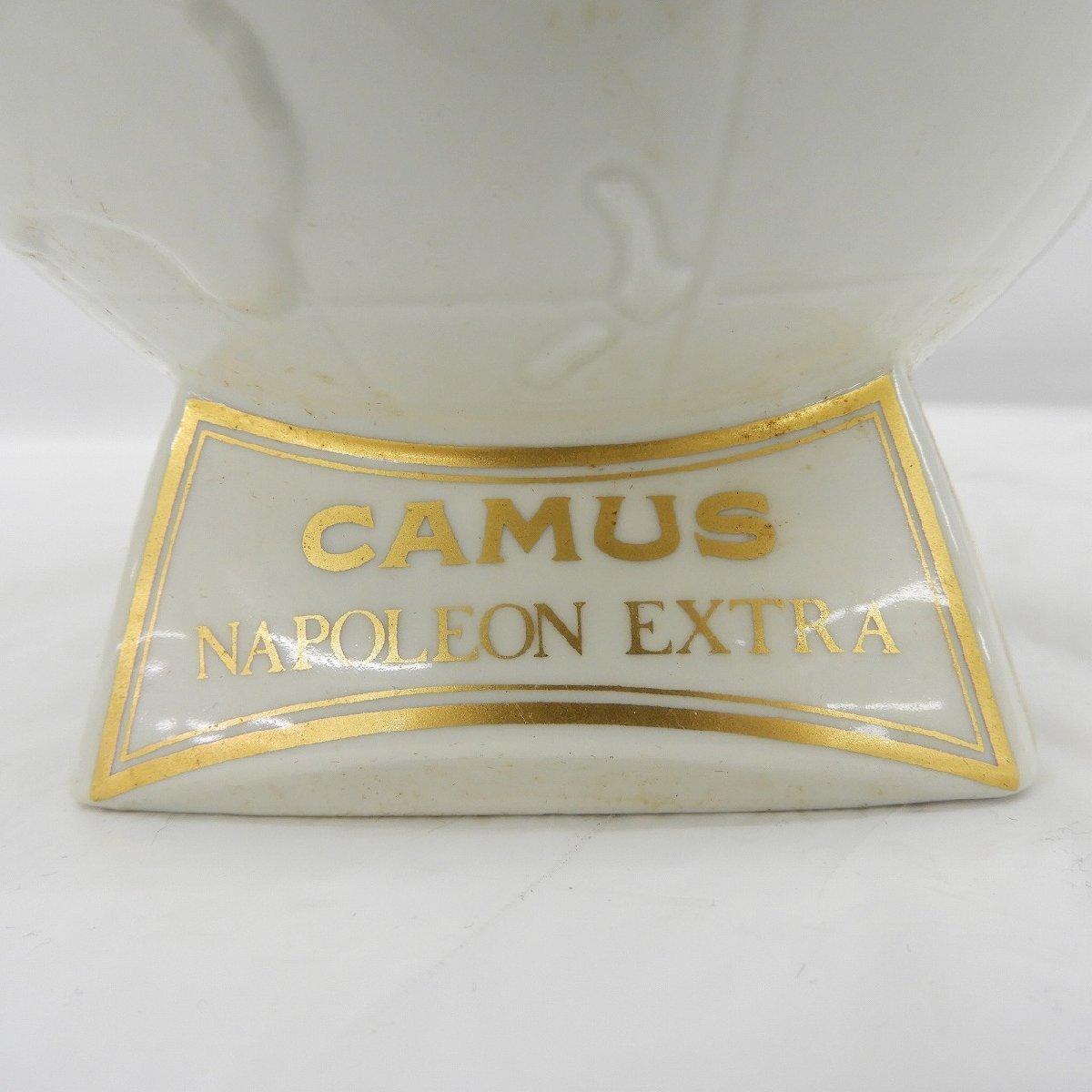 【未開栓】CAMUS カミュ ナポレオン エクストラ モスクワオリンピック 陶器ボトル ブランデー 700ml 40％ 1174g 11522234 0429_画像2