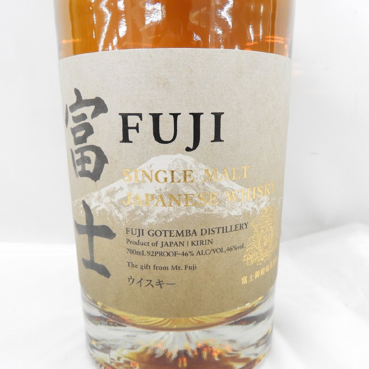 【未開栓】KIRIN キリン 富士御殿場蒸溜所 FUJI 富士 シングルモルト ウイスキー 700ml 46％ 11548790 0430_画像2