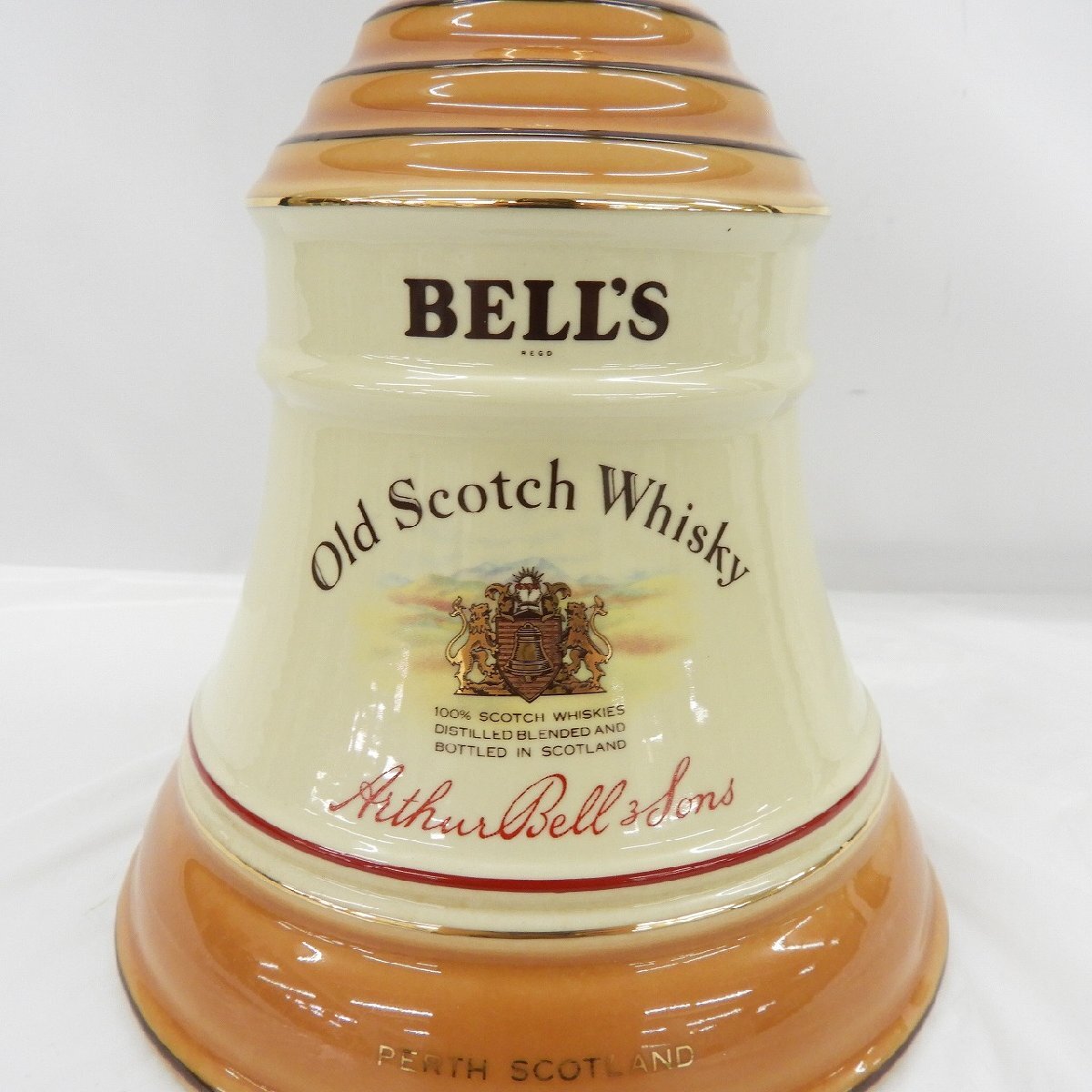 1円～【未開栓】BELL'S ベルズ 陶器ボトル スコッチ ウイスキー 750ml 43% 1388g 11542623 0430の画像3