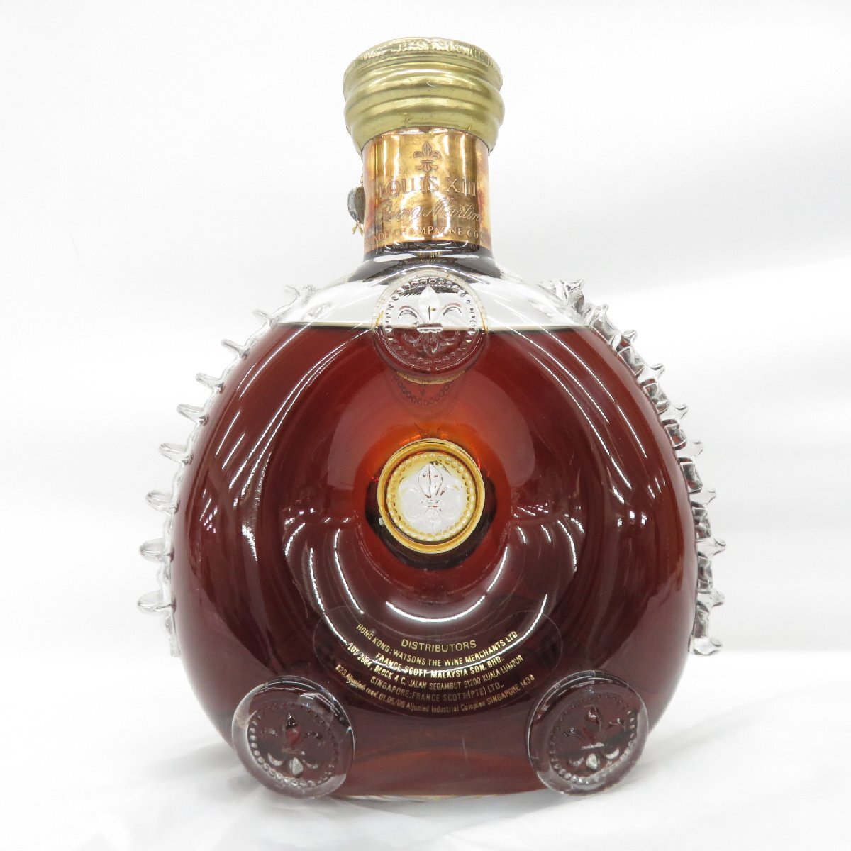 【未開栓】REMY MARTIN レミーマルタン ルイ13世 金キャップ バカラボトル ブランデー 700ml 40% 替栓付 ※羽に欠け有 11563405 0501の画像6