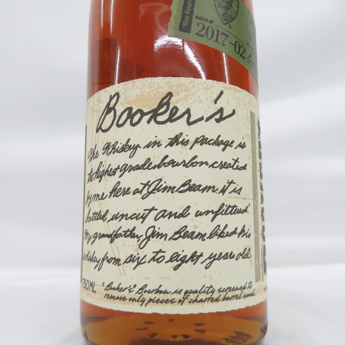 【未開栓】BOOKER'S ブッカーズ 6年3ヶ月 2017 ウイスキー 750ml 63.7% 木箱/冊子付 11562312 0501_画像3