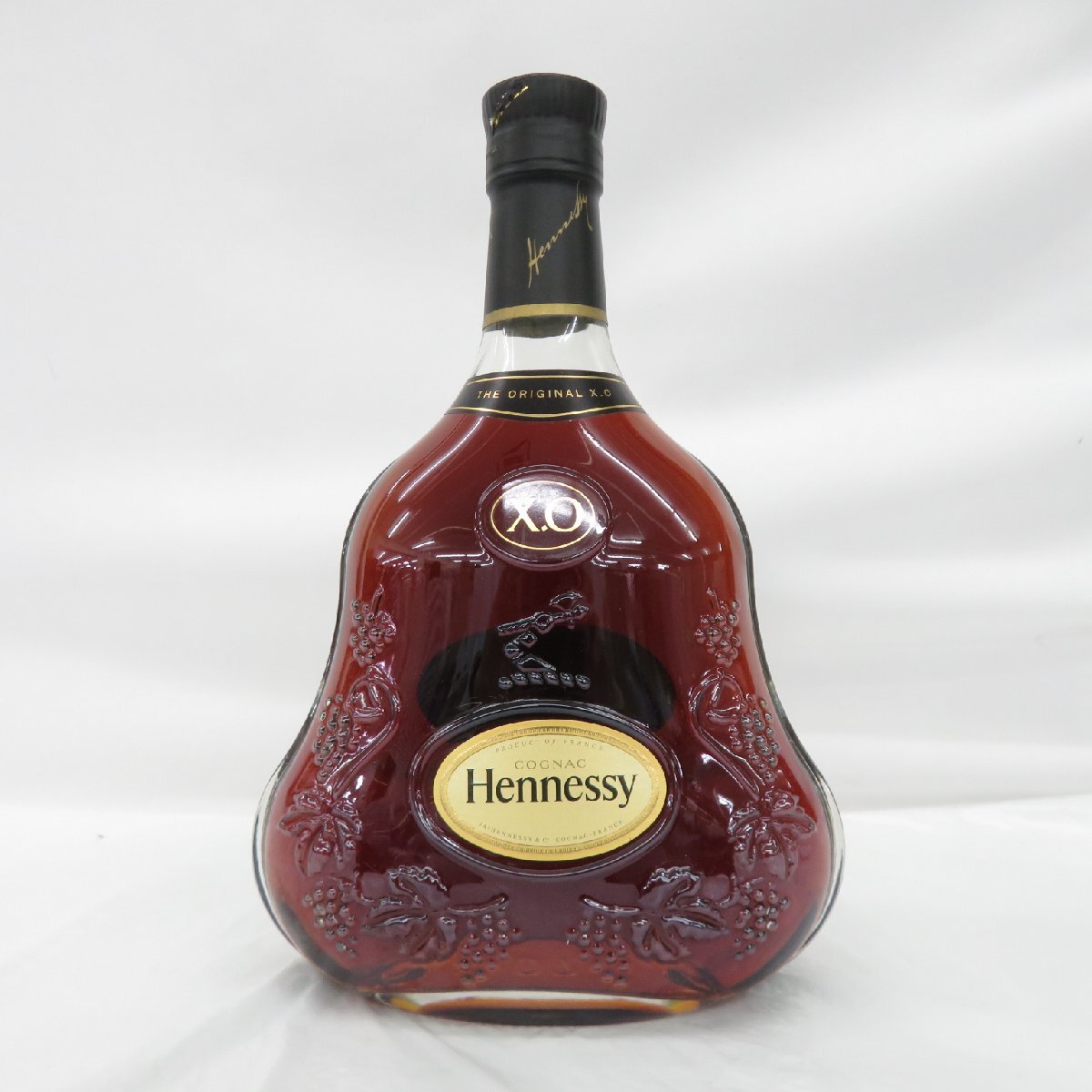 【未開栓】Hennessy ヘネシー XO 黒キャップ クリアボトル ブランデー 700ml 40% 11563433 0501の画像1