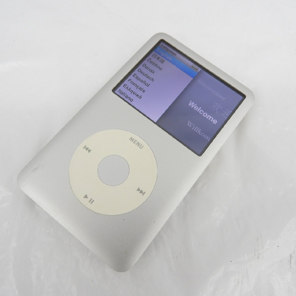 【中古品】Apple アップル デジタルオーディオプレーヤー iPod classic MC293J/A シルバー 160GB 11562764 0430_画像8