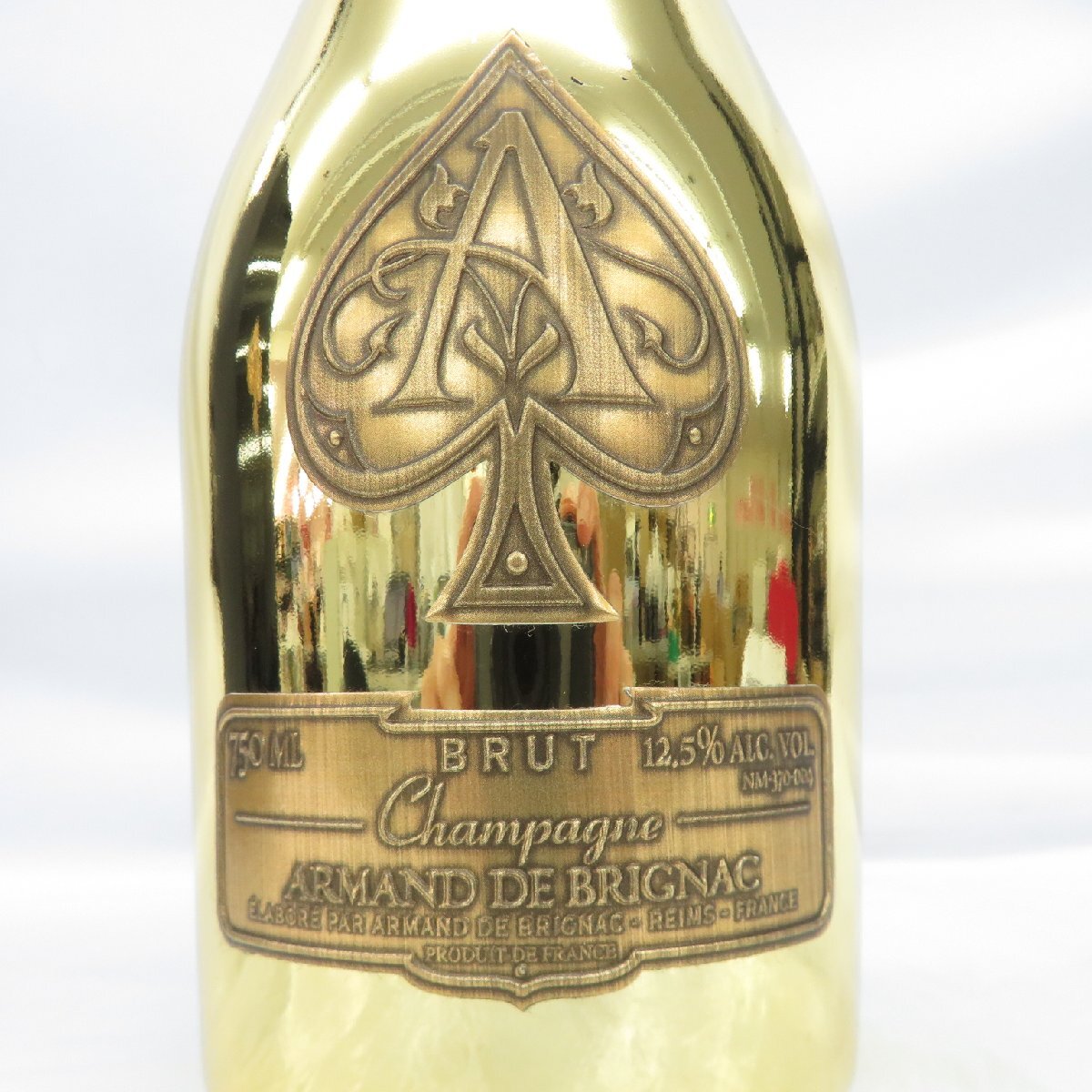 1円～【未開栓】ARMAND DE BRIGNAC アルマン・ド・ブリニャック ブリュット ゴールド シャンパン 750ml 12.5% ケース付 11563102 0501_画像3