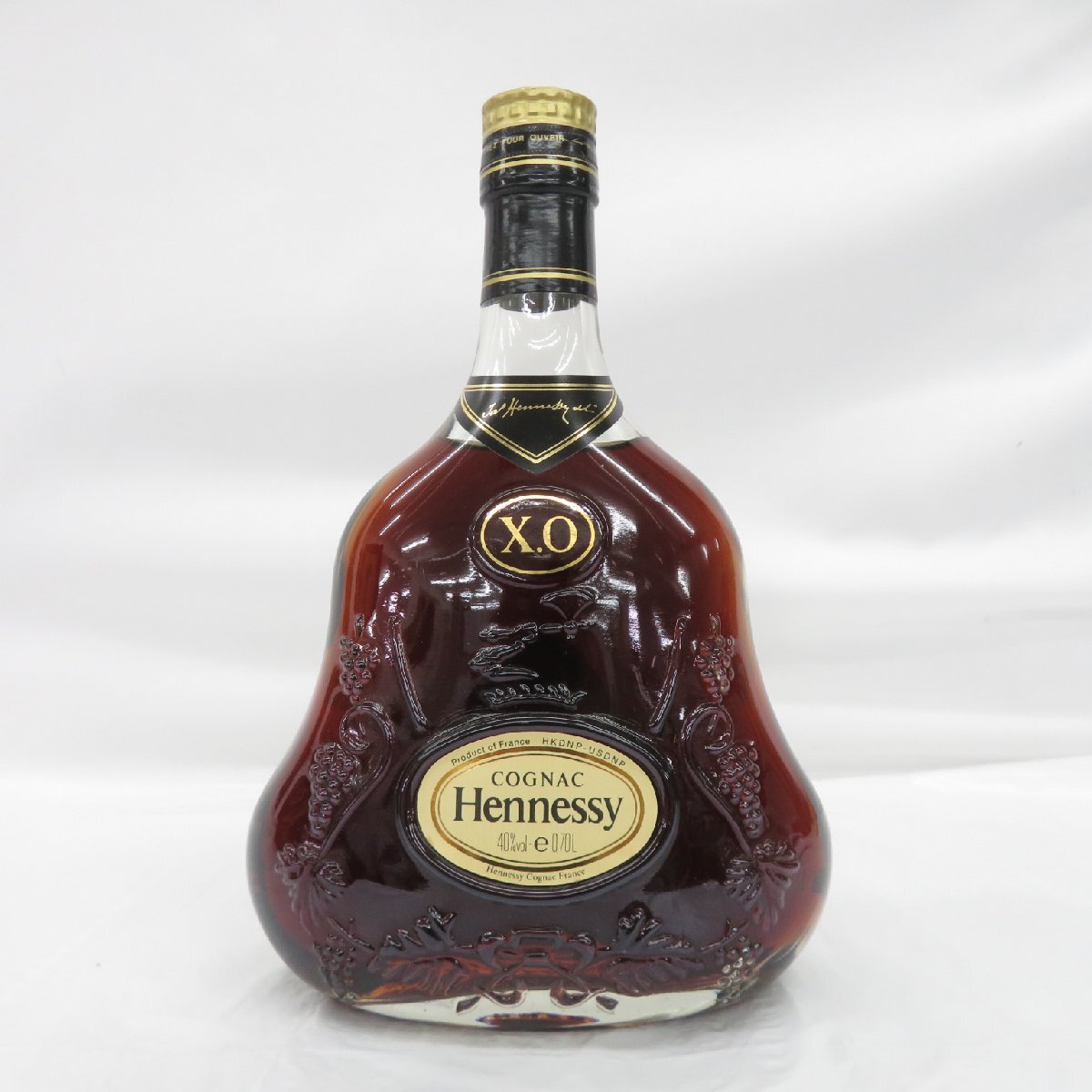 【未開栓】Hennessy ヘネシー XO 金キャップ クリアボトル ブランデー 700ml 40% 箱付 11563443 0501の画像2