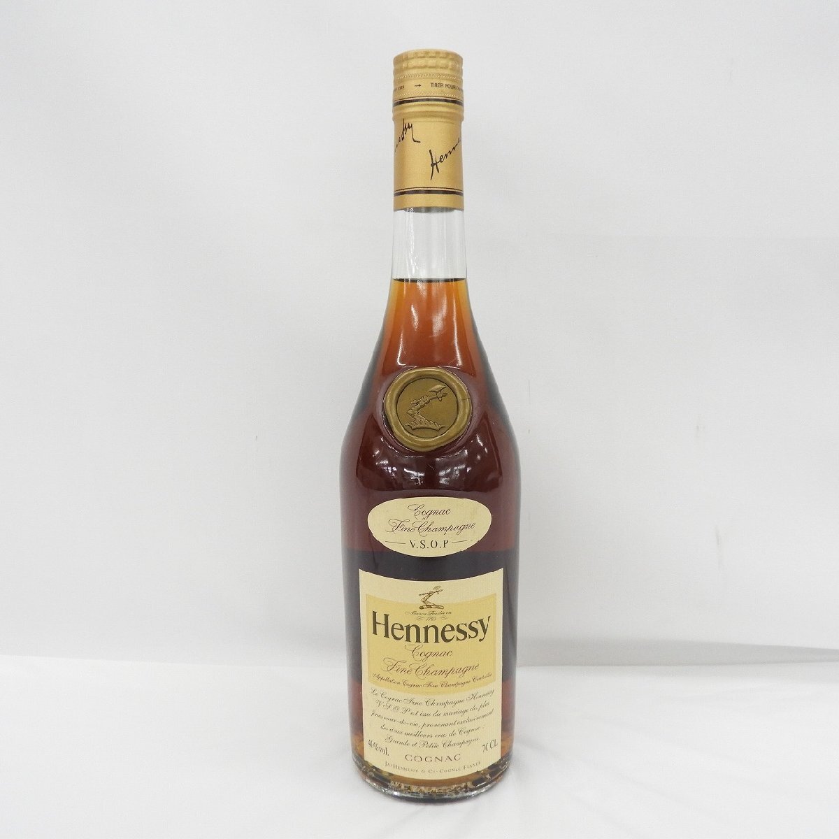 【未開栓】Hennessy ヘネシー VSOP ファインシャンパーニュ スリムボトル ブランデー 700ml 40% 11563431 0501の画像1