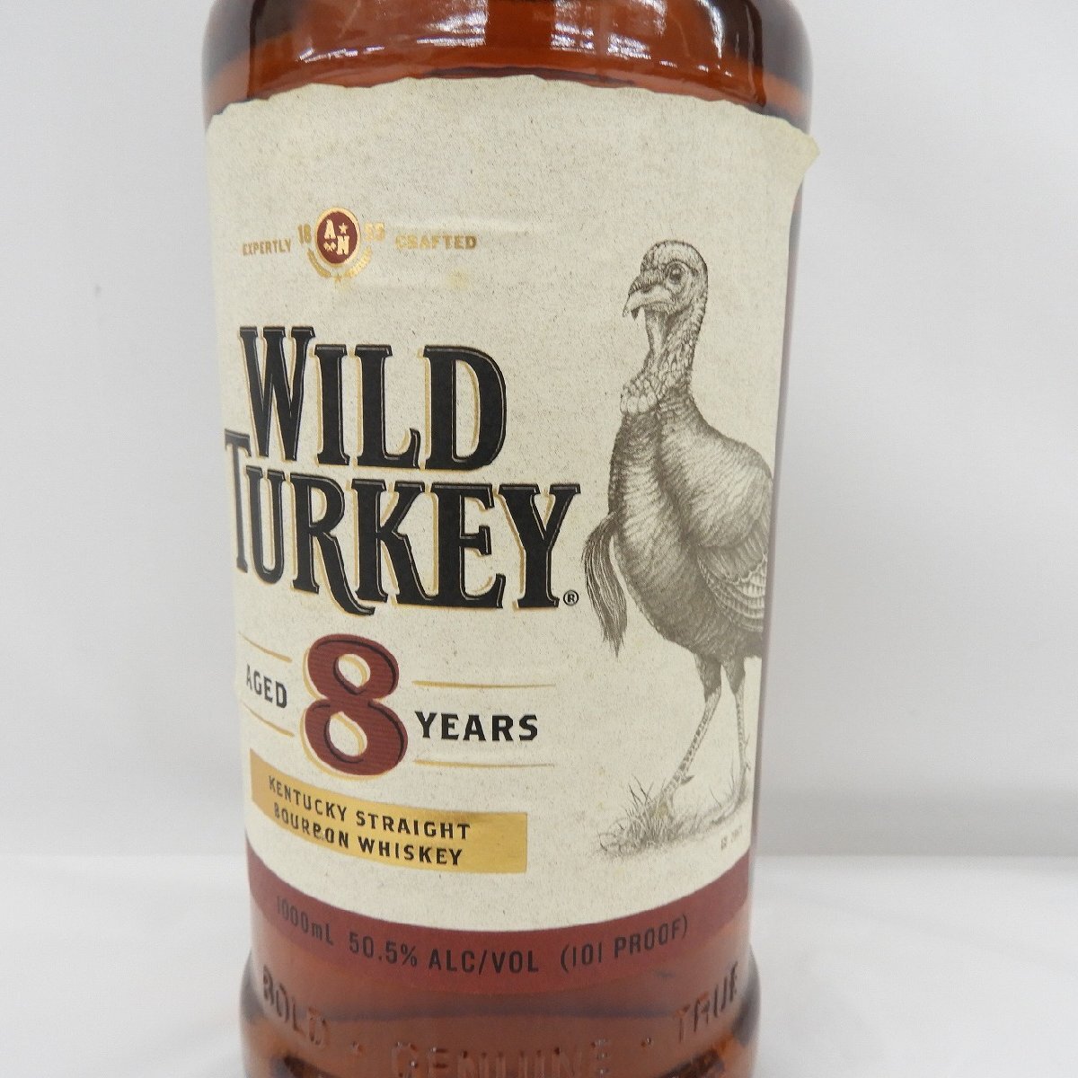 【未開栓】WILD TURKEY ワイルドターキー 8年 101プルーフ ウイスキー 1000ml 50.5% 11557267 0501_画像2