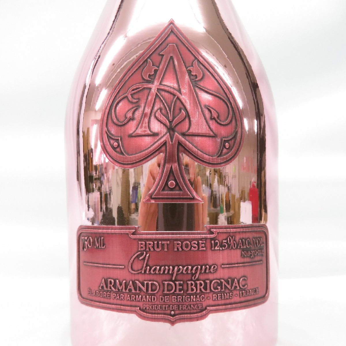 【未開栓】ARMAND DE BRIGNAC アルマン・ド・ブリニャック ブリュット ロゼ ピンク シャンパン 750ml 12.5% 布袋付 11563279 0502の画像3