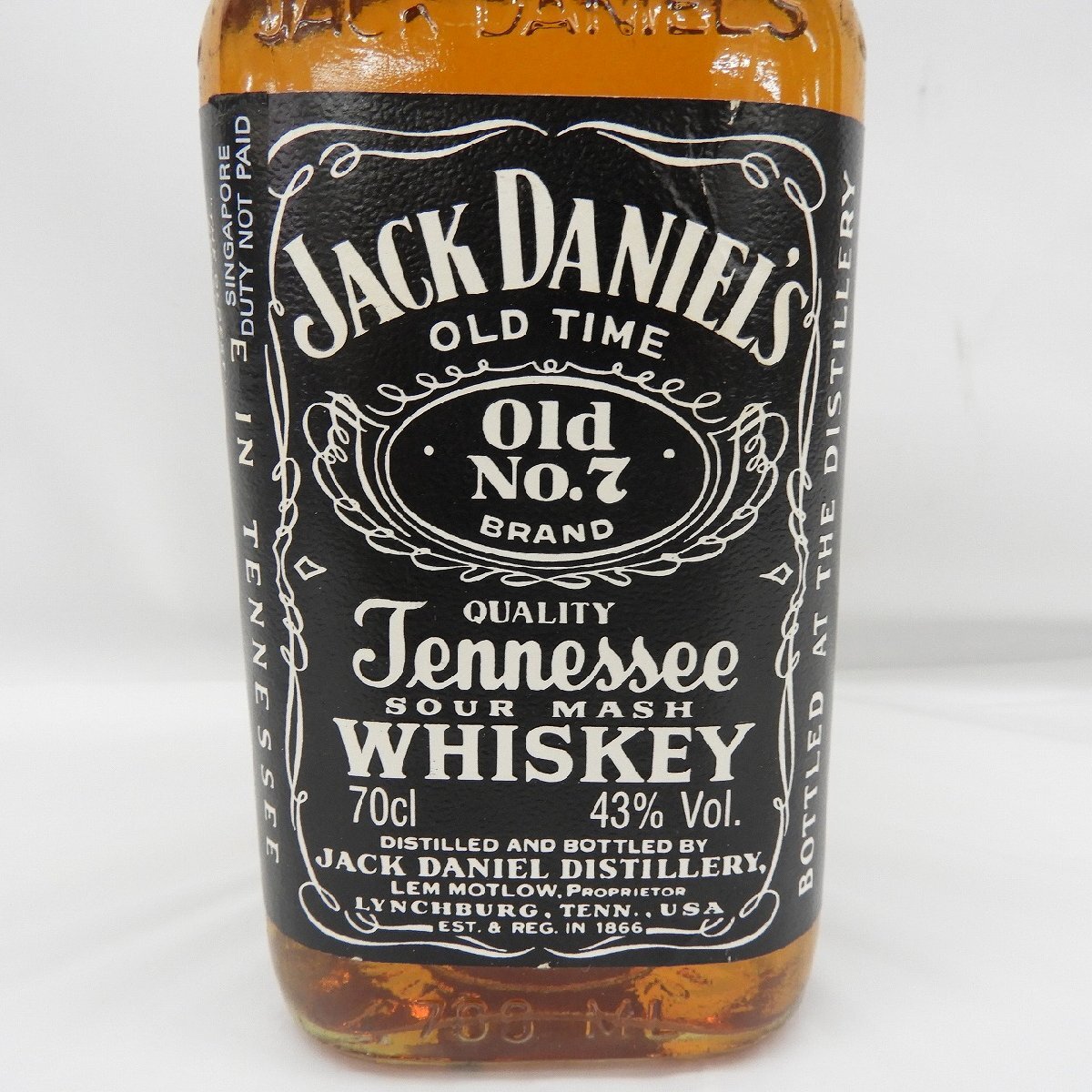 1円～【未開栓】Jack Daniel's ジャックダニエル オールドNo.7 ウイスキー 700ml 43% 11555377 0502の画像2