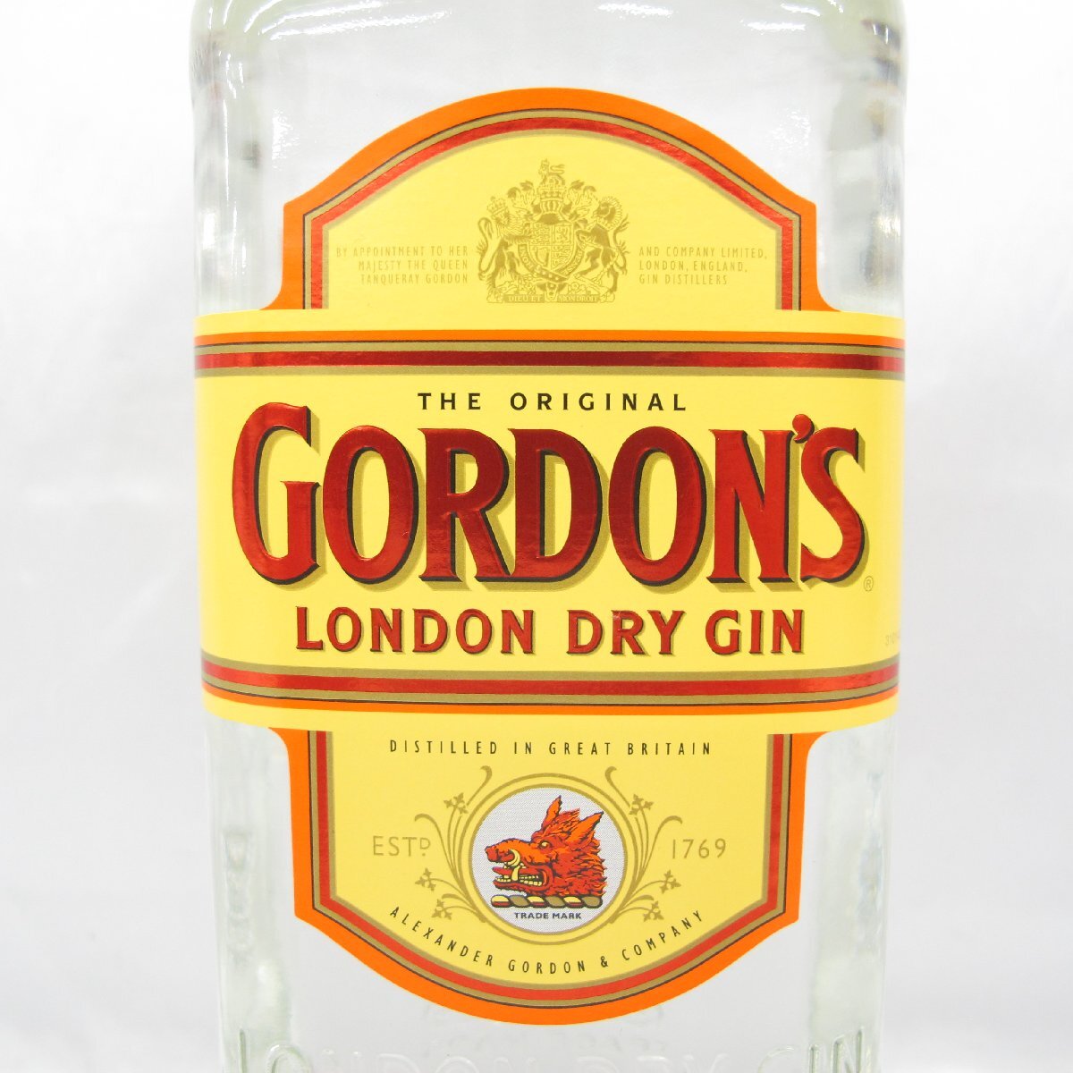 1円～【未開栓】GORDON'S ゴードンズ ロンドン ドライジン スピリッツ 700ml 40％ 11552101 0502_画像2