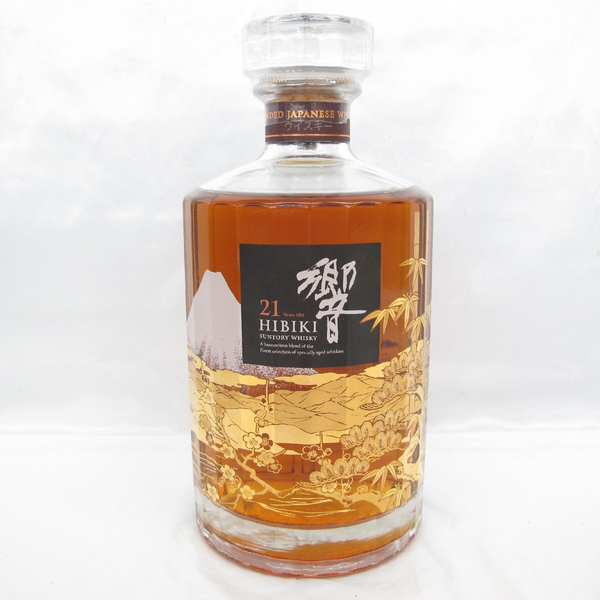 【未開栓】SUNTORY サントリー 響 HIBIKI 21年 意匠ボトル 花鳥風月 ウイスキー 700ml 43% 箱/冊子付 11564739 0503の画像2