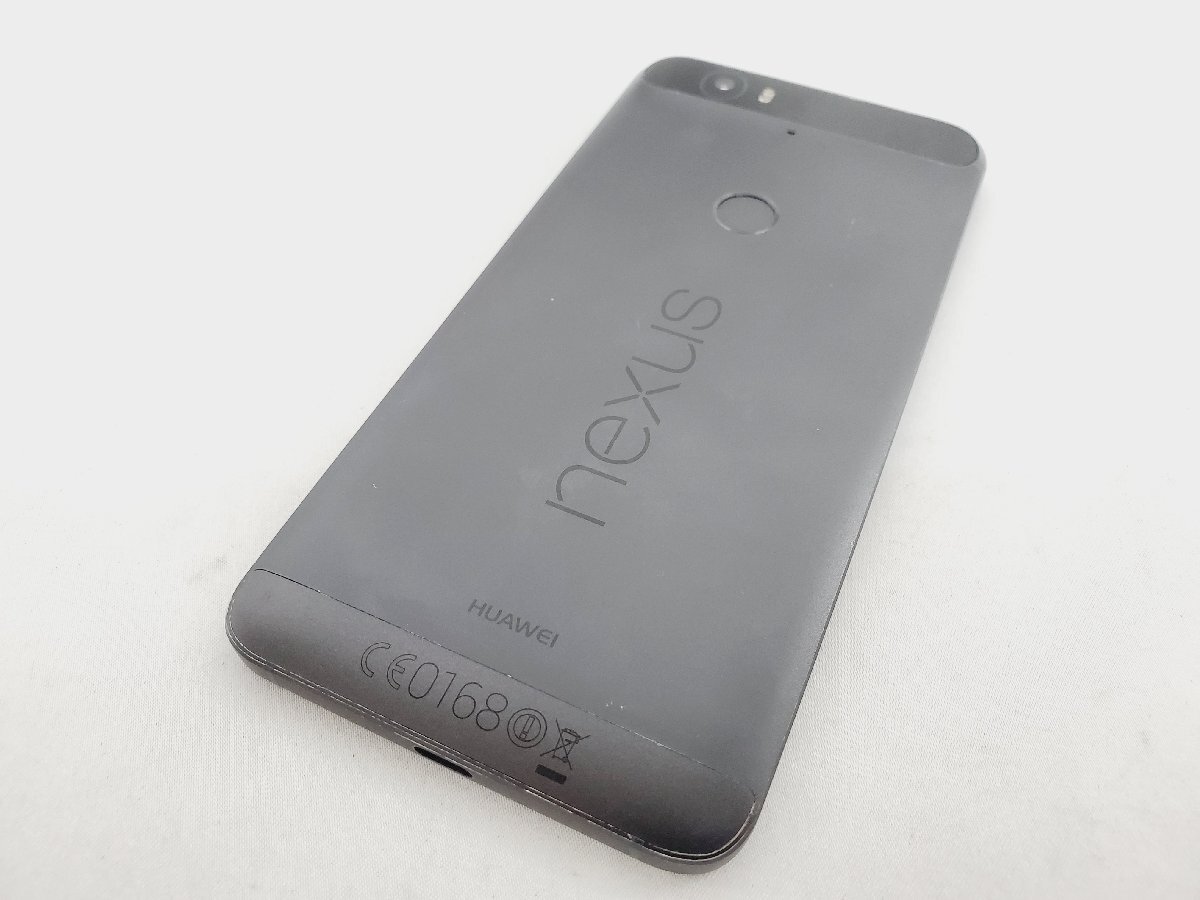 1円～【中古品】SoftBank ソフトバンク スマートフォン Nexus 6P 32GB グラファイト 判定○ ※SIMロック解除済み 11545727 0414の画像2