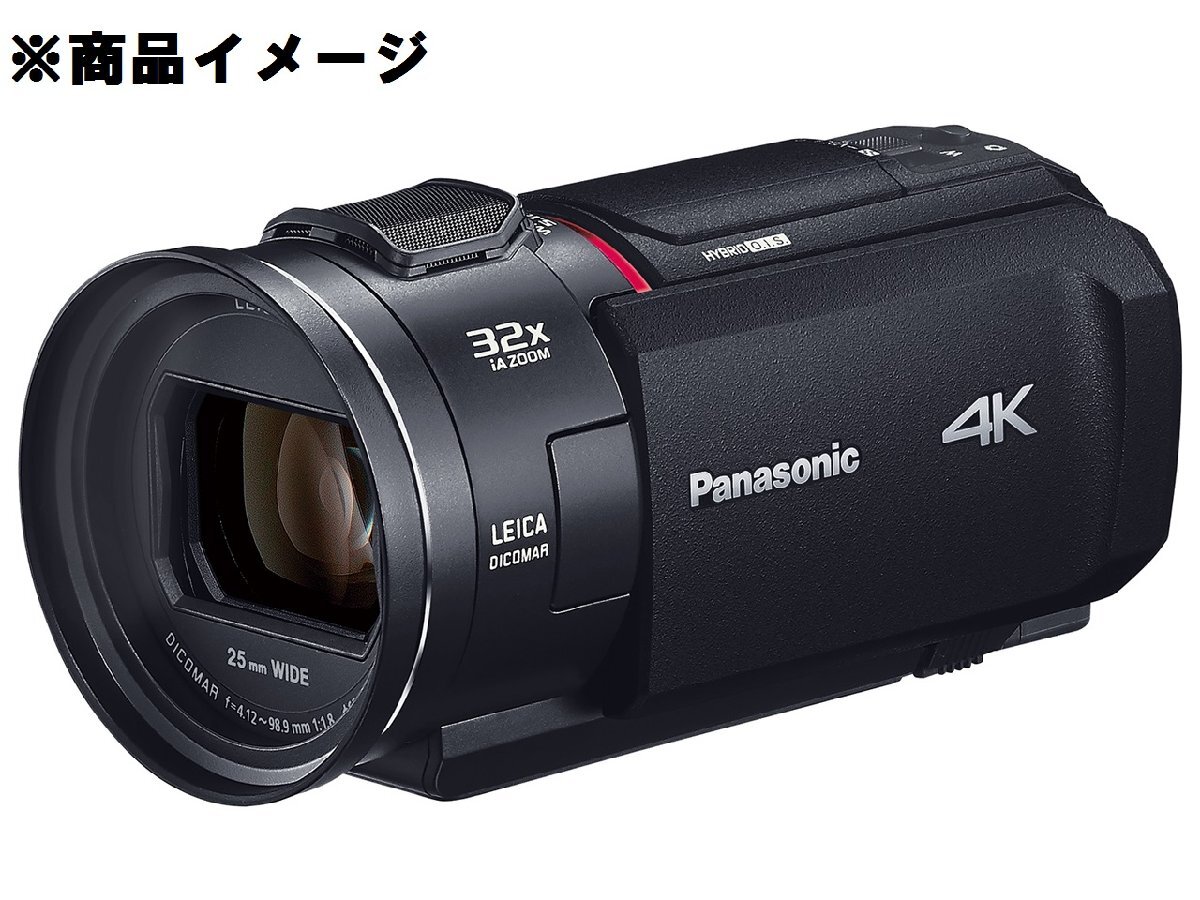 【未使用品】Panasonic パナソニック デジタル4Kビデオカメラ HC-VX2MS-K +別売バッテリーパック チャージャーセット 11556186 0425の画像1