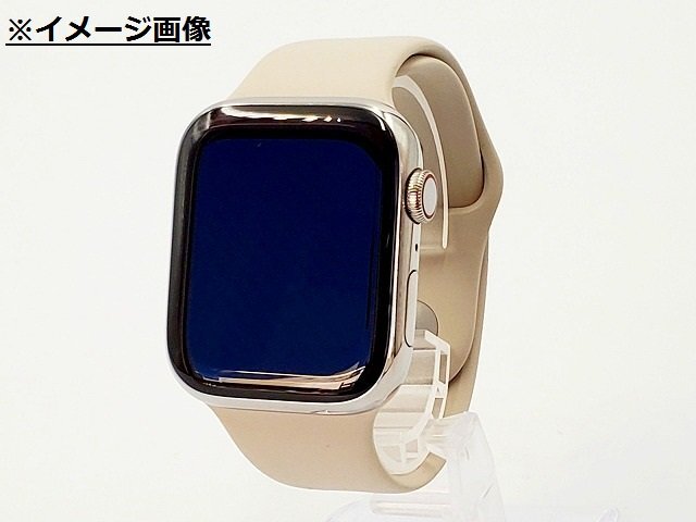 【未開封/未使用品】Apple Watch Series7 GPS+Cellularモデル45mm MKJV3J/A シルバーステンレス/スターライトスポーツバンド 11551576 0416の画像1