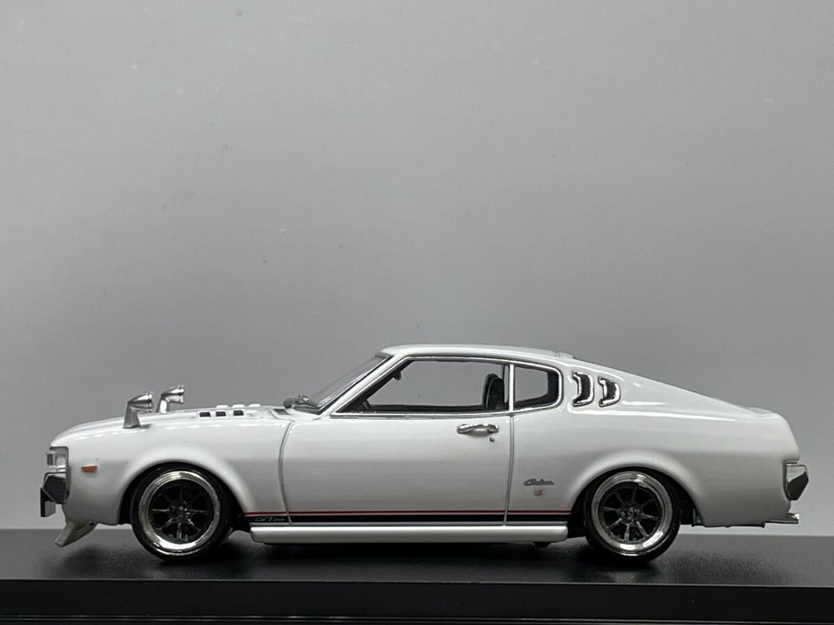 極上品1/43 TOYOTA セリカLB 2000GTリフトバック ワタナベタイプ深リムホイール 希少チンスポ付き 国産名車プレミアムコレクションの画像5