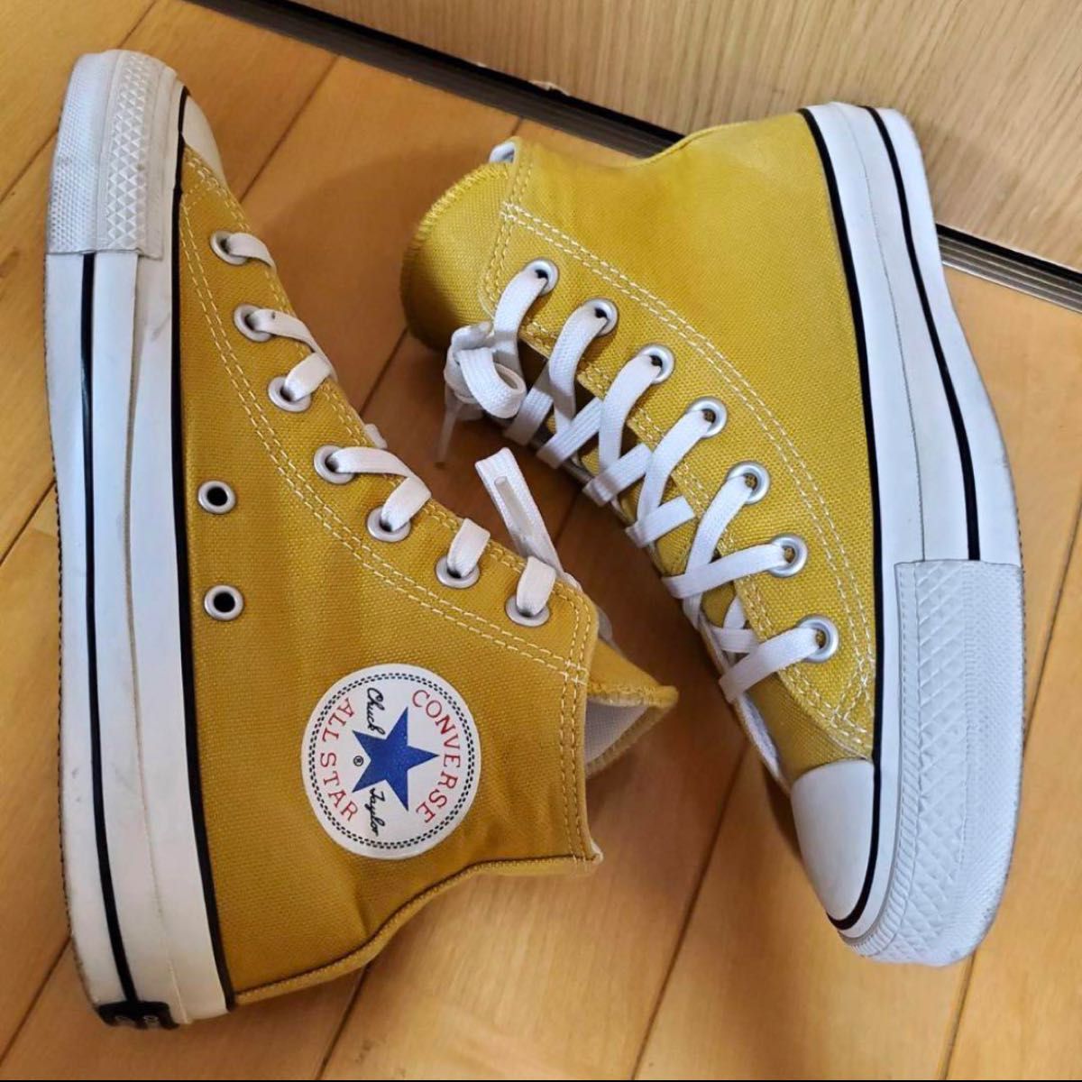 コンバース CONVERSE  24㎝　100周年 1CK806 ゴールド