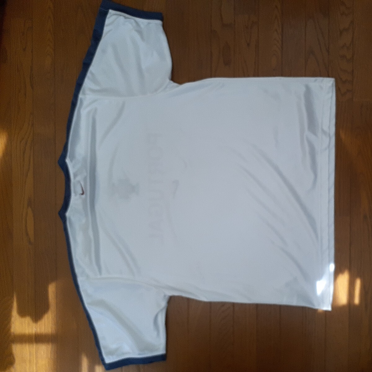 NIKE ナイキ 半袖Tシャツ サッカー ポルトガル Lサイズ ホワイト×ネイビーの画像2