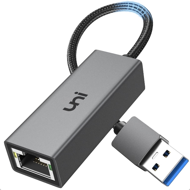 uniAccessories 有線LANアダプター USB-A → RJ45 Windows/Chrome/Linux/Mac/Switch 新品 送料込_画像1