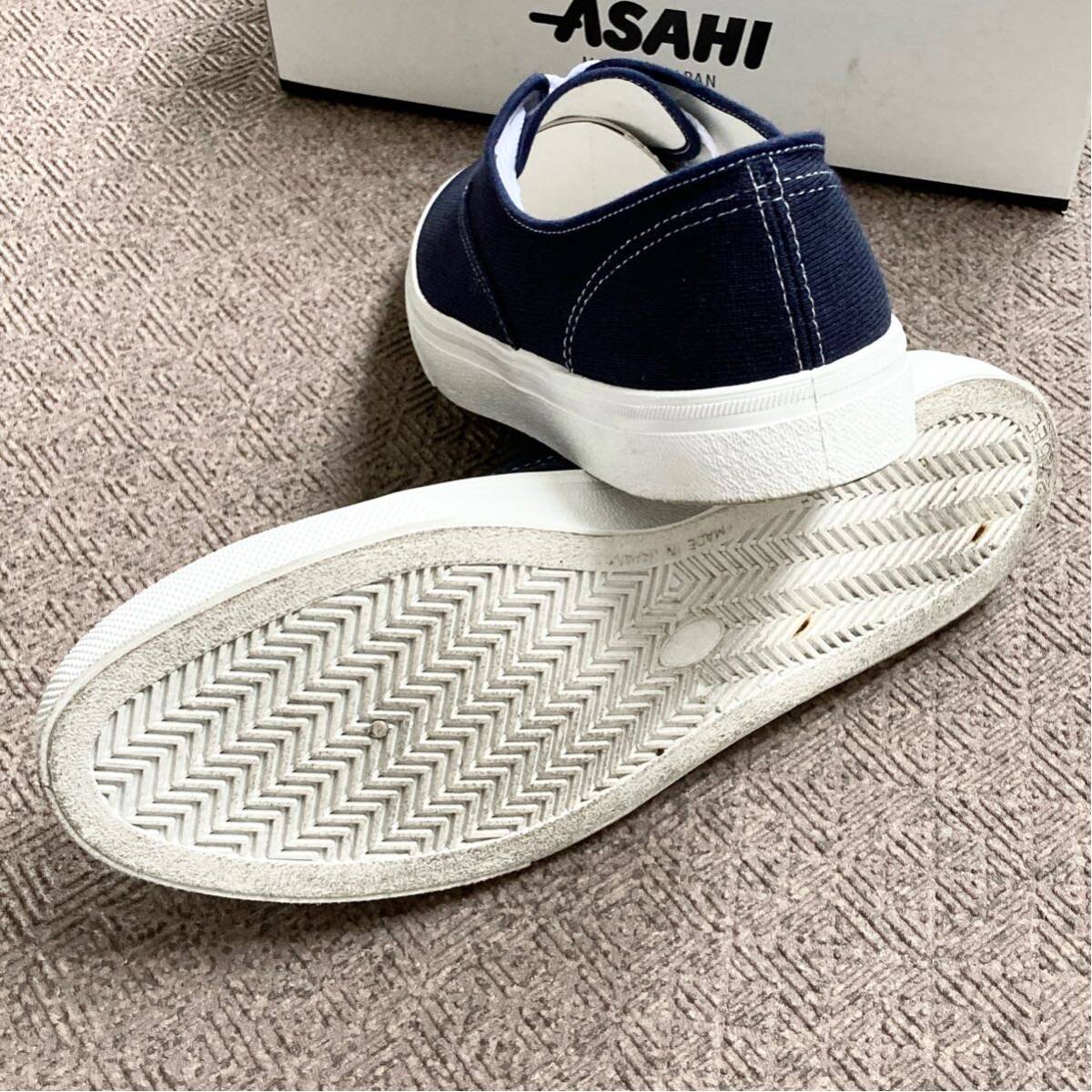 BOX есть ASAHI DECK SHOES 503 NAVY 27.5.MADE IN JAPAN / Asahi deck shoes сделано в Японии Kurume US NAVY USN