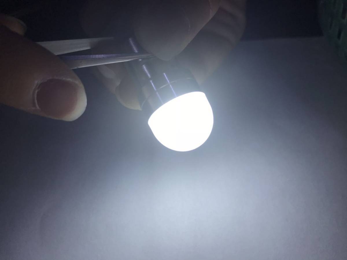 24V専用　S25 LED 360度発光 シングル球　明るい！　ホワイト　2個セット._画像2