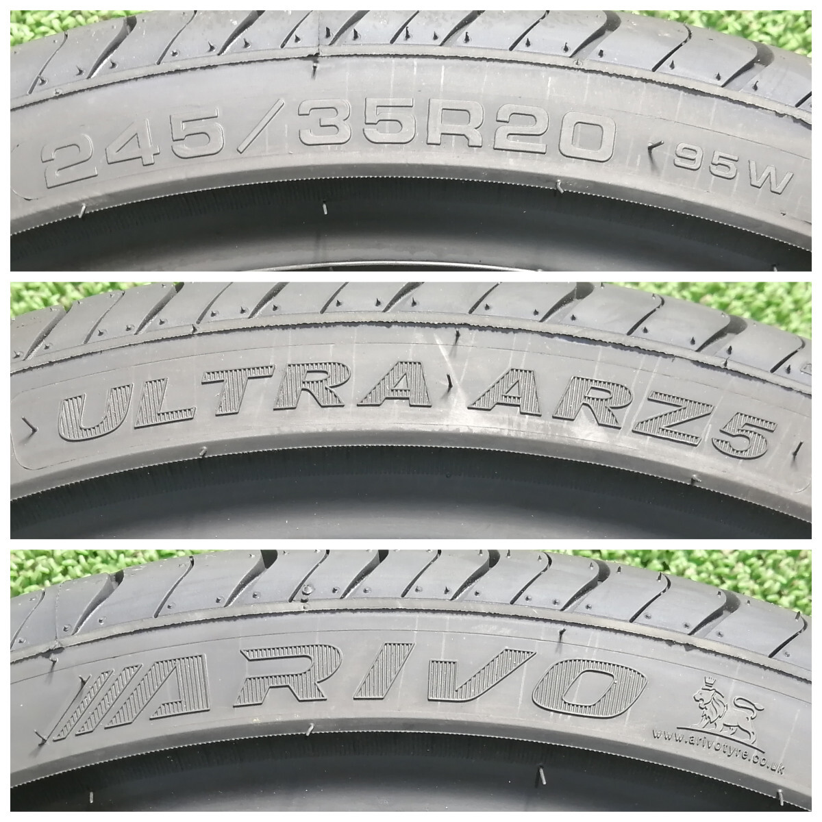 245/35R20 95W XL ARIVO ULTRA ARZ5 新品 サマータイヤ 4本セット 2023年製 11月製造 送料無料 245/35/20の画像3