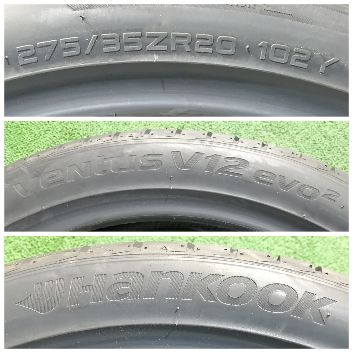 275/35R20 102Y XL Hankook Ventus V12 evo2 K120 新品 サマータイヤ 2本セット 2022年製 送料無料 275/35/20 ハンコックの画像3