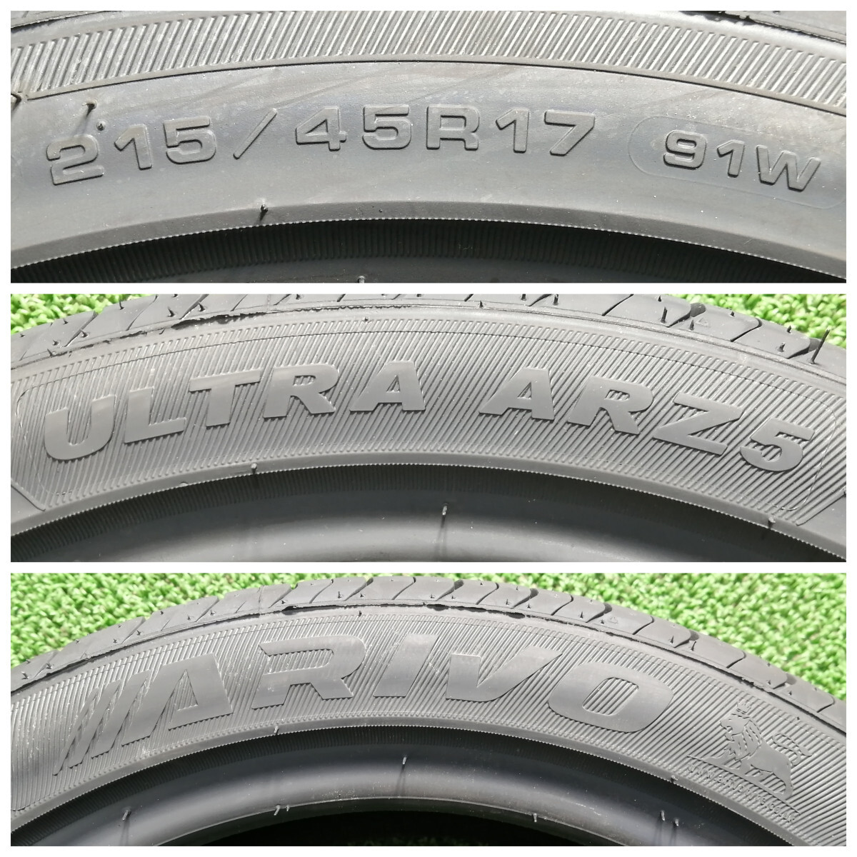 215/45R17 91W XL ARIVO ULTRA ARZ5 新品 サマータイヤ 4本セット 2024年製 送料無料 215/45/17_画像3