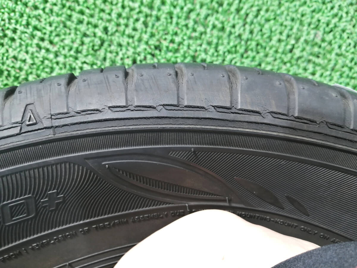 195/65R16 92H Dunlop ENASAVE EC300+ 中古 サマータイヤ 4本セット 2020年製 送料無料 195/65/16 ダンロップ U3566.J_画像8